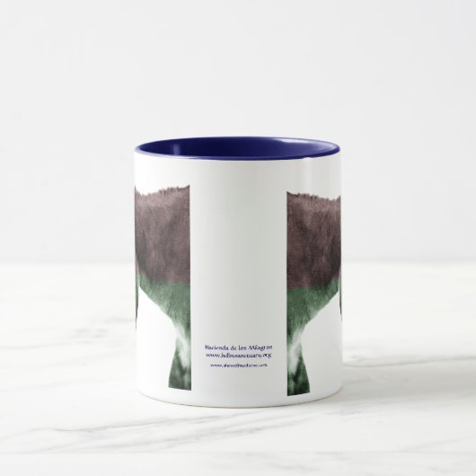 Viele Farbburro-Esel Tasse (Zentrum)