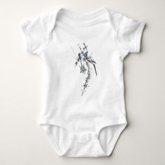 Viele farbenfrohe abstrakte Stammes-Tattoo-Kunst Baby Strampler