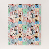 Viele farbenfrohe Hunde Design Jigsaw Puzzle (Vertikal)