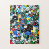 Viele farbenfrohe Murmeln Puzzle (Vertikal)