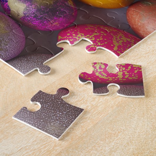 Viele farbenfrohe Ostereier Puzzle (Seite)