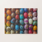 Viele farbenfrohe Ostereier Puzzle (Horizontal)