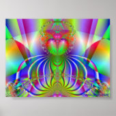 Viele farbige Budda Poster (Vorne)