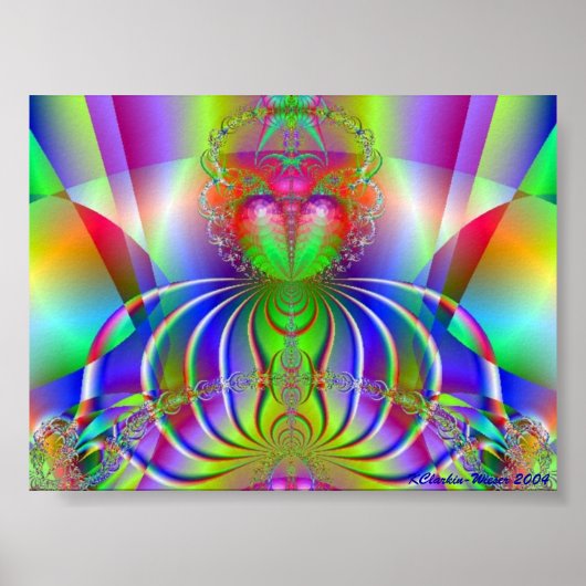 Viele farbige Budda Poster (Vorne)