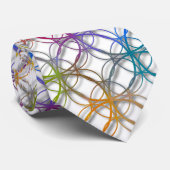 Viele farbige Kreise Krawatte (Gerollt)
