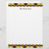 Viele Felder, die sich an den Buchstaben anpassen (Vorne/Hinten)