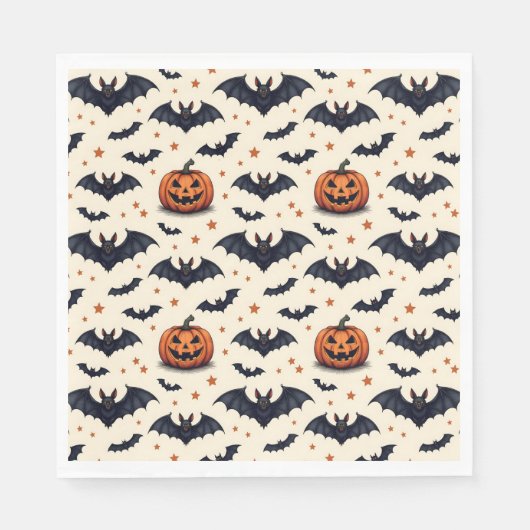 Viele Fledermäuse Serviette (Vorderseite)