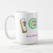 Viele Formen, viele Farben eine Welt Kaffeetasse (Links)