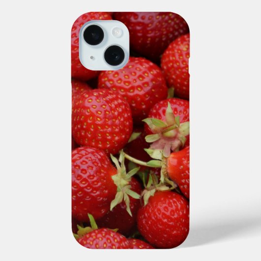Viele frische Erdbeeren Case-Mate iPhone Hülle (Rückseite)