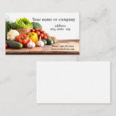 Viele frische Gemüse Visitenkarte (Vorne/Hinten)