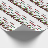 Viele fröhliches geschenkpapier (Ecke)