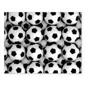 viele Fußballbälle Gummistempel (Prägung)