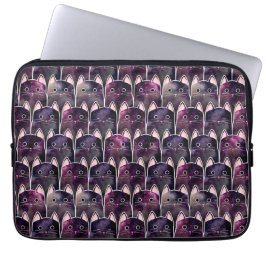 Viele Galaxy Cats Muster Laptopschutzhülle