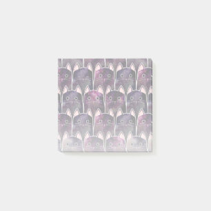 Viele Galaxy Cats Muster Post-it Klebezettel