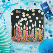 Viele Geburtstagskandale auf dem Kuchen Pappteller (Party)