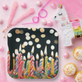 Viele Geburtstagskandale auf dem Kuchen Pappteller (Party)