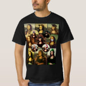 Viele Gesichter der Mona Lisa T-Shirt (Vorderseite)