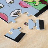 Viele Gesichter des Glücks Puzzle (Seite)