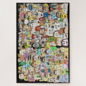 Viele Gesichter des Glücks Puzzle (Vertikal)