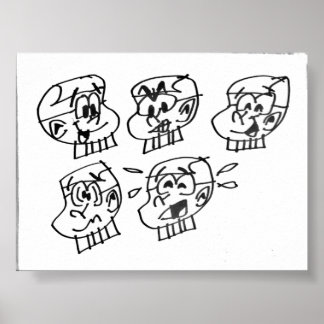 Viele Gesichter des Steven W-Hexenmeisters Poster