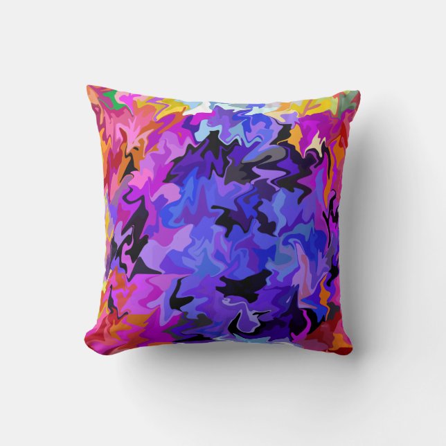 Viele Gesichter... Kissen (Vorderseite)