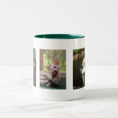 Viele Gesichter Kiyoshis Zweifarbige Tasse (Mittel)