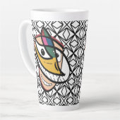 Viele Gesichter (optische Täuschung) Milchtasse (Linke Ecke)