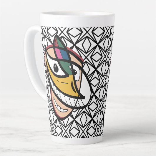 Viele Gesichter (optische Täuschung) Milchtasse (Linke Ecke)