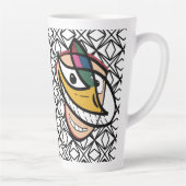 Viele Gesichter (optische Täuschung) Milchtasse (Rechts)