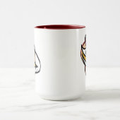 Viele Gesichter (optische Täuschung) Tasse (Zentrum)