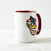 Viele Gesichter (optische Täuschung) Tasse (VorderseiteRechts)