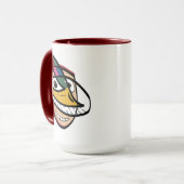 Viele Gesichter (optische Täuschung) Tasse (Vorderseite Links)