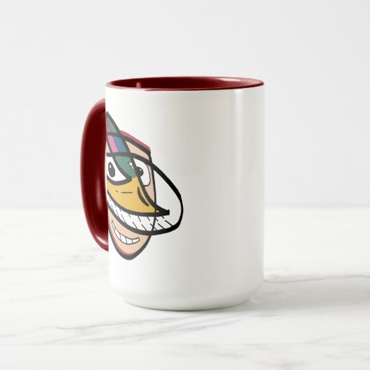 Viele Gesichter (optische Täuschung) Tasse (Vorderseite Links)