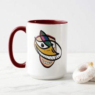 Viele Gesichter (optische Täuschung) Tasse