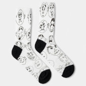 Viele Gesichter Socken (Rechts)