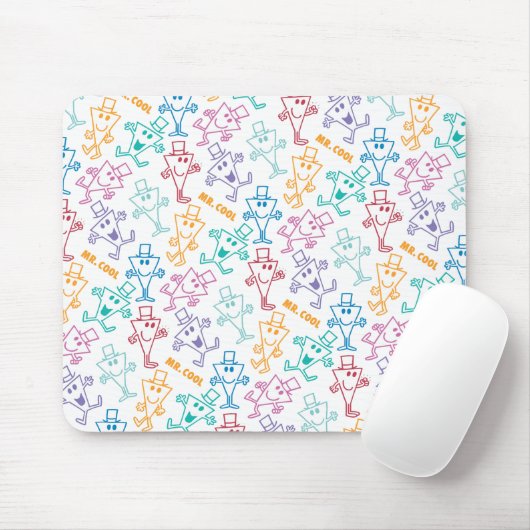 Viele Gesichter von Herrn Cool Mousepad (Mit Mouse)
