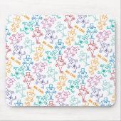 Viele Gesichter von Herrn Cool Mousepad (Vorne)