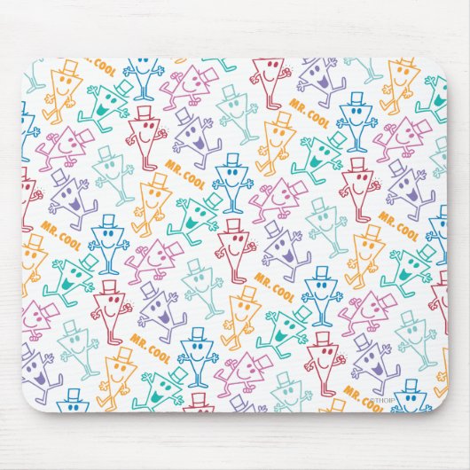 Viele Gesichter von Herrn Cool Mousepad (Vorne)