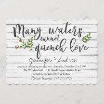 Viele Gewässer können Liebe Bridal nicht abschreck