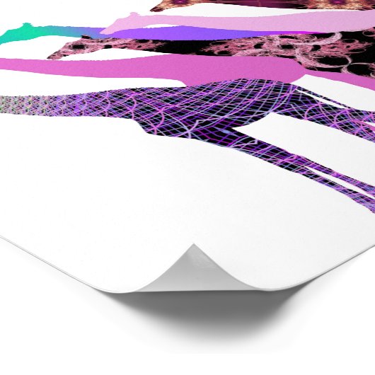 Viele Giraffen Design 2 Poster (Ecke)