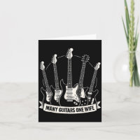 Viele Gitarren Eine Frau Lustiger Musiker Gitarris
