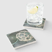 Viele Glasfischerei, Alaska Steinuntersetzer (Seitenansicht)