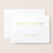 Viele glückliche Erfolge Folienkarte (Rückseite mit Umschlag)