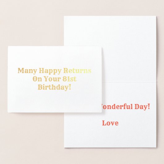 Viele glückliche Erfolge Folienkarte (Anzeige)