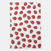 Viele glückliche Ladybugs Geschirrtuch (Vertikal)