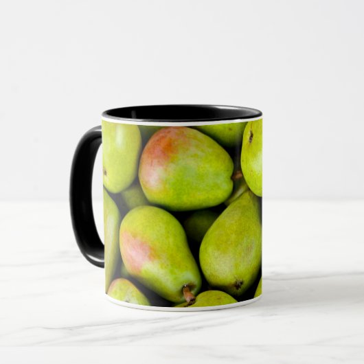 Viele grüne Birnen Tasse (Vorderseite Links)