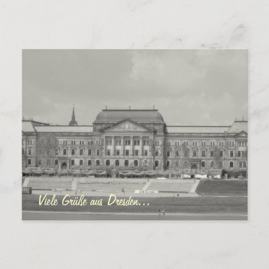 Viele Grüße aus Dresden... Postkarte (Vorderseite)