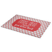 Viele haben hier gegessen, nur wenige sind gestorb schneidebrett (Ecke)