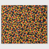 Viele Halloween Candy Corn Geschenkpapier (Flach)