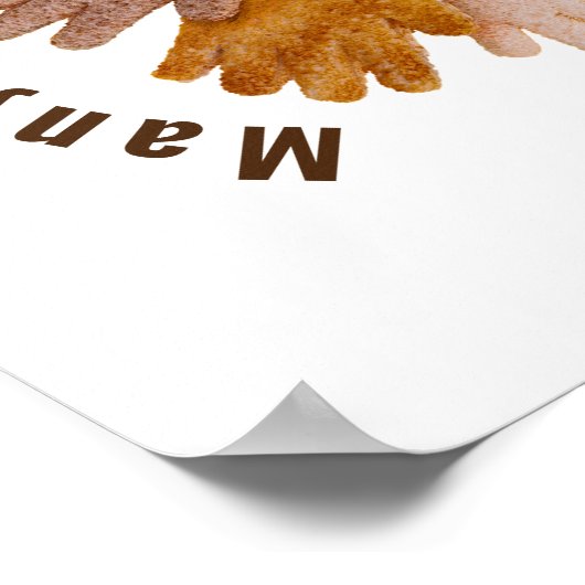 Viele Hände machen Licht arbeiten Toasthand Poster (Ecke)